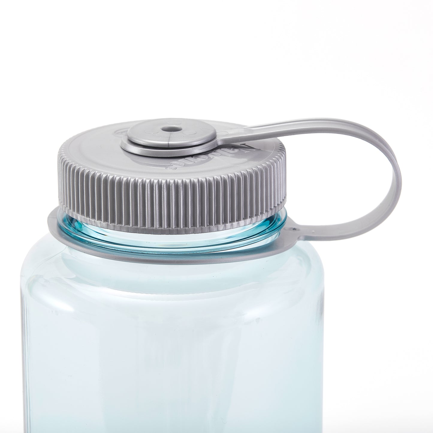 Rock The Bells Mint Green Water Bottle with Gray Cap
