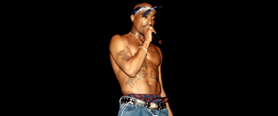 Tupac Shakur performs at the Regal Theater in Chicago, Illinois in March 1994