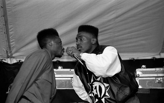 Big Daddy Kane performs at Mosque Maryam in Chicago, Illinois in February 1989.