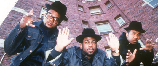 Run-DMC pose in 1985