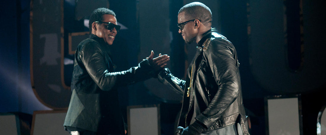 Kanye West Jay-Z shaking hands