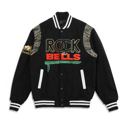 ROCK THE BELLS X ROOTS Collabo Chain Varsity Jacket