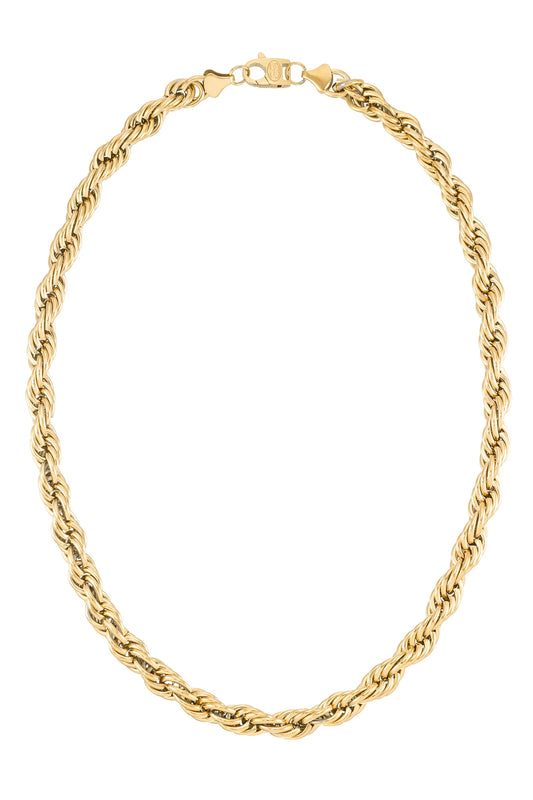 RTB x Simone I. Smith "84" Necklace 24" Gold