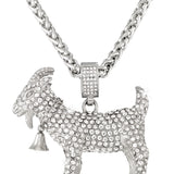 RTB x Simone I. Smith G.O.A.T Pendant 24" Silver