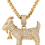 RTB x Simone I. Smith G.O.A.T Pendant 24" Gold