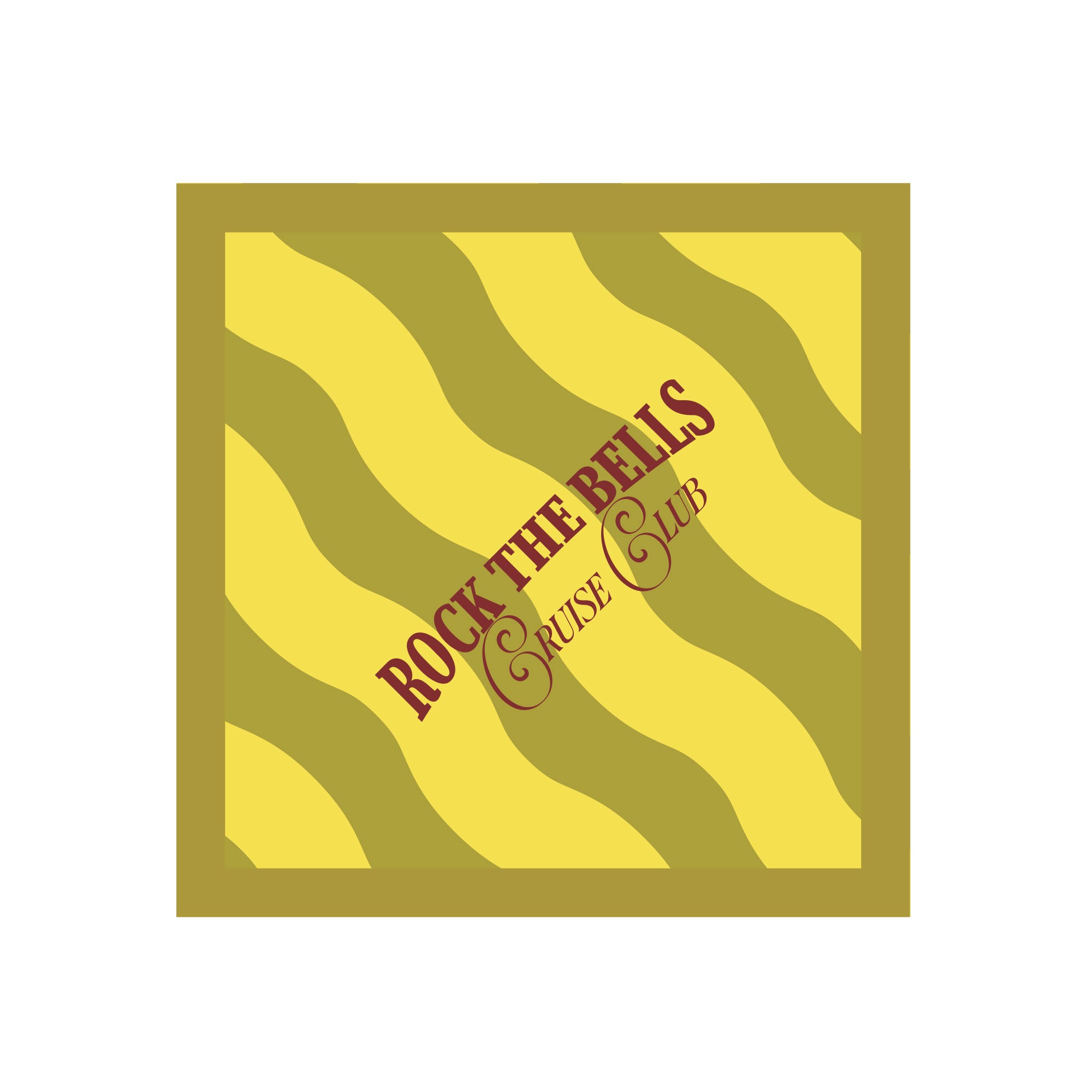 2025 Rock The Bells Cruise "Cruise Club" Cotton Scarf