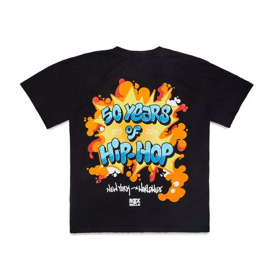 RTB 50 Years of Hip-Hop Tee / Black