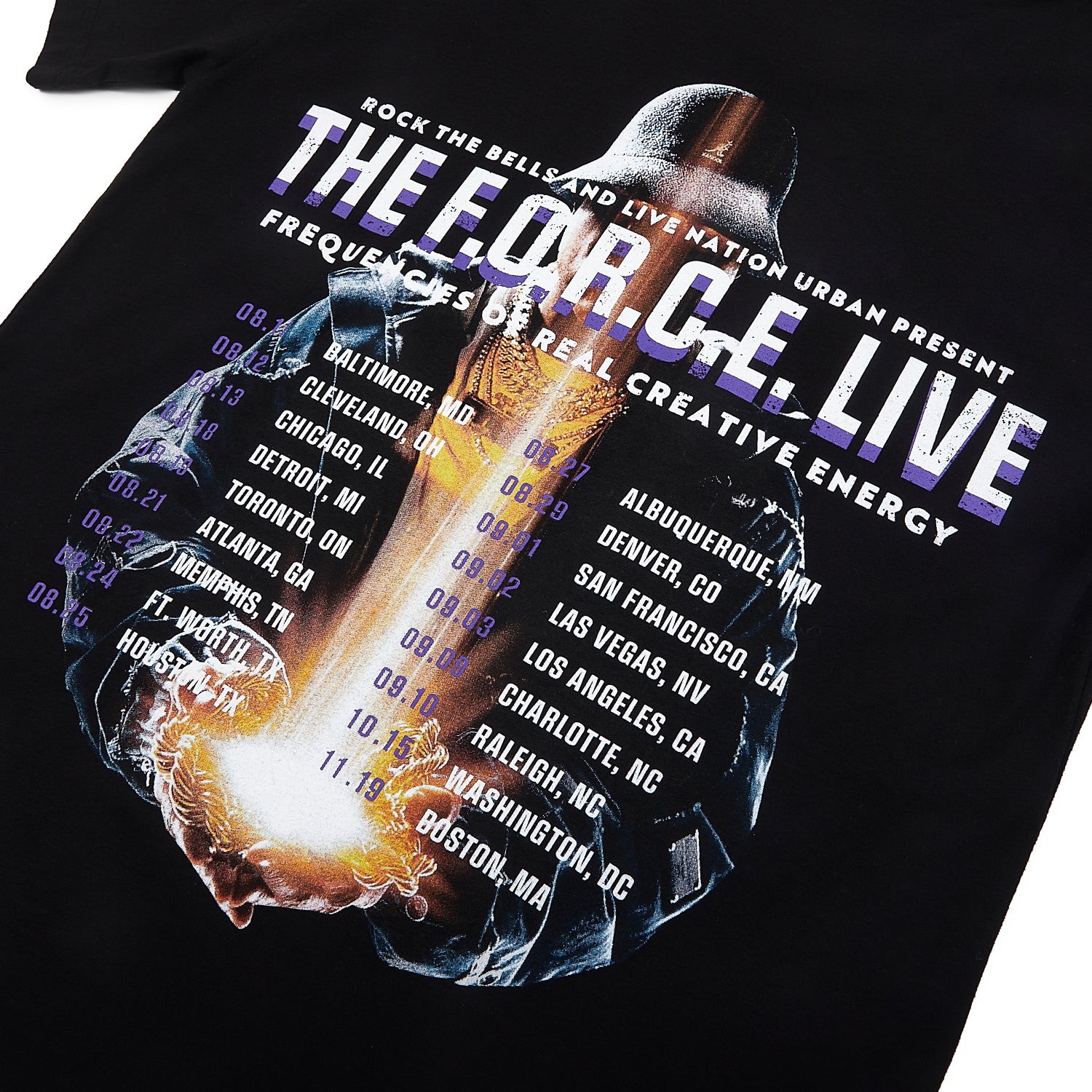 LL COOL J The F.O.R.C.E. Tour Tee / Black – Rock The Bells