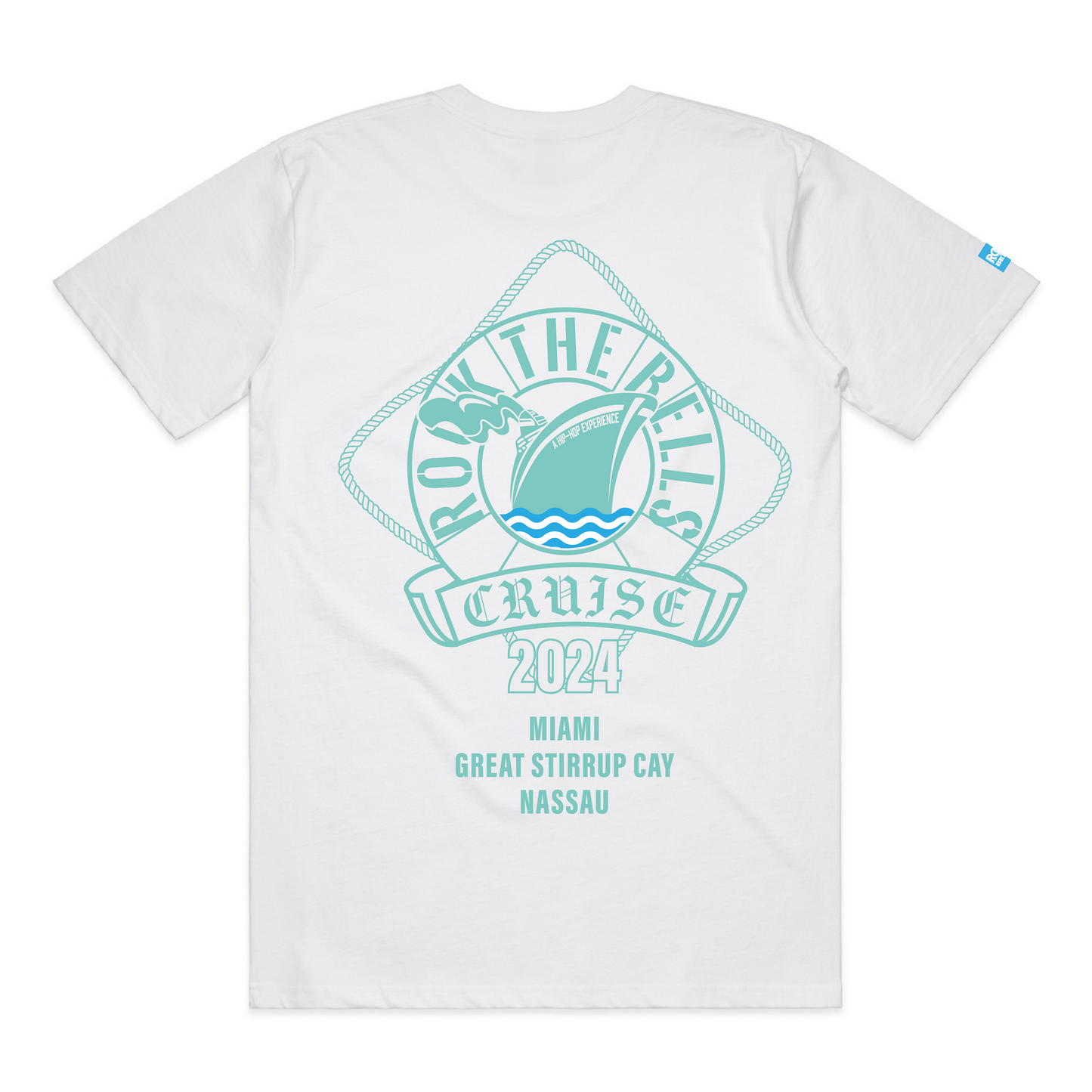 2024 RTB Cruise Anchor Tee / Seafoam Print