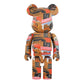 Be@rbrick Andy Warhol x Jean-Michel Basquiat #2 1000% Figure