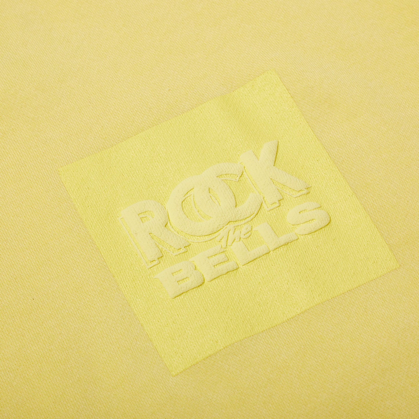 Rock The Bells Yellow Crew Neck Sweatshirt- logo
