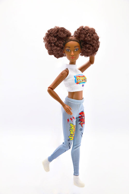 RTB Fresh Doll Ebony - side pose