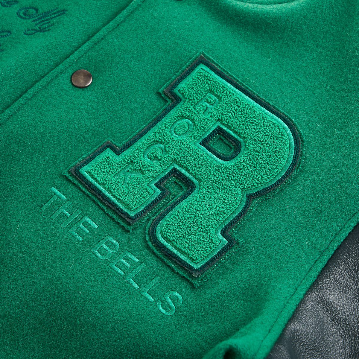 RUF x Highsnobiety – Varsity Jacket Green