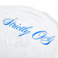 White/Caribbean Blue