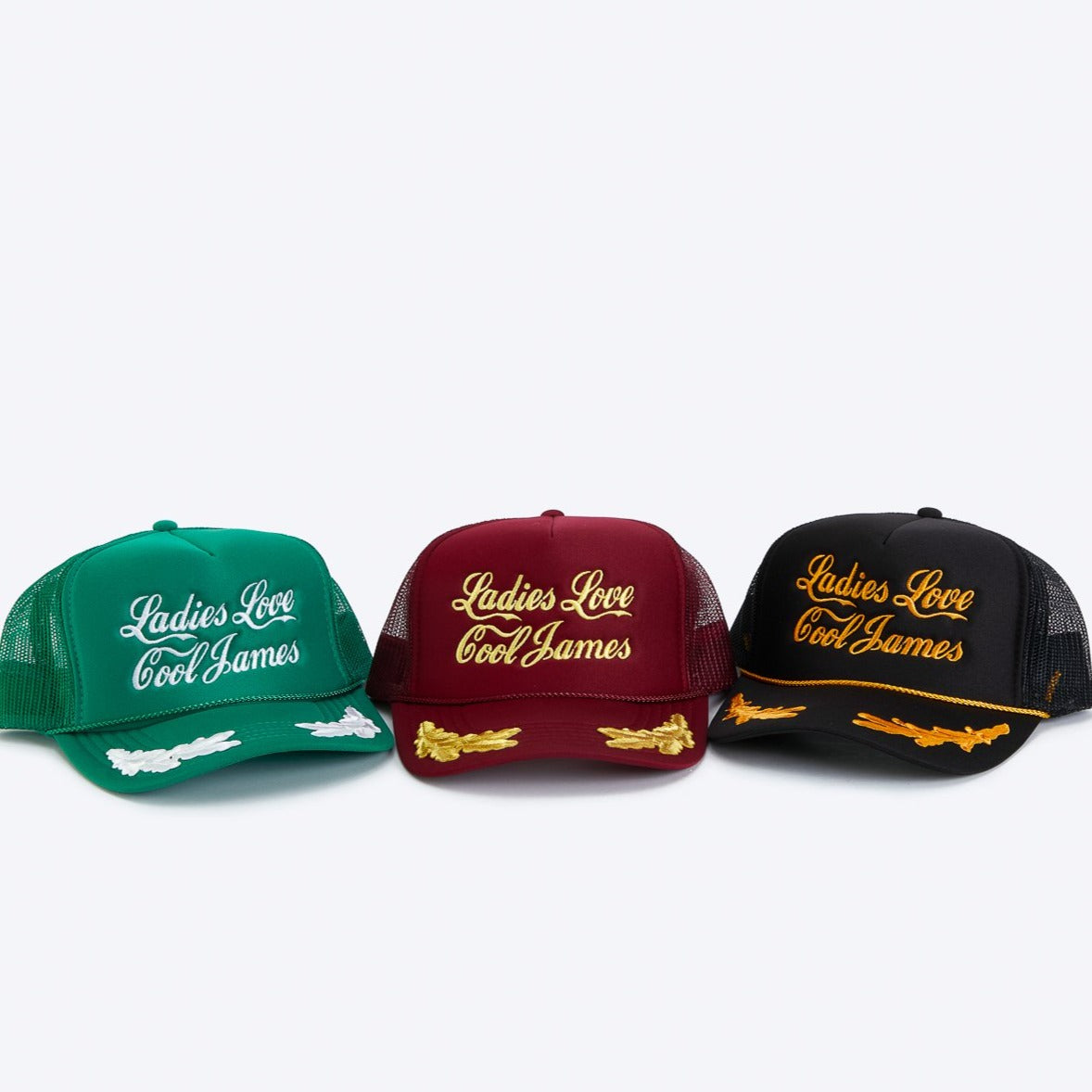 emerald green black burgundy