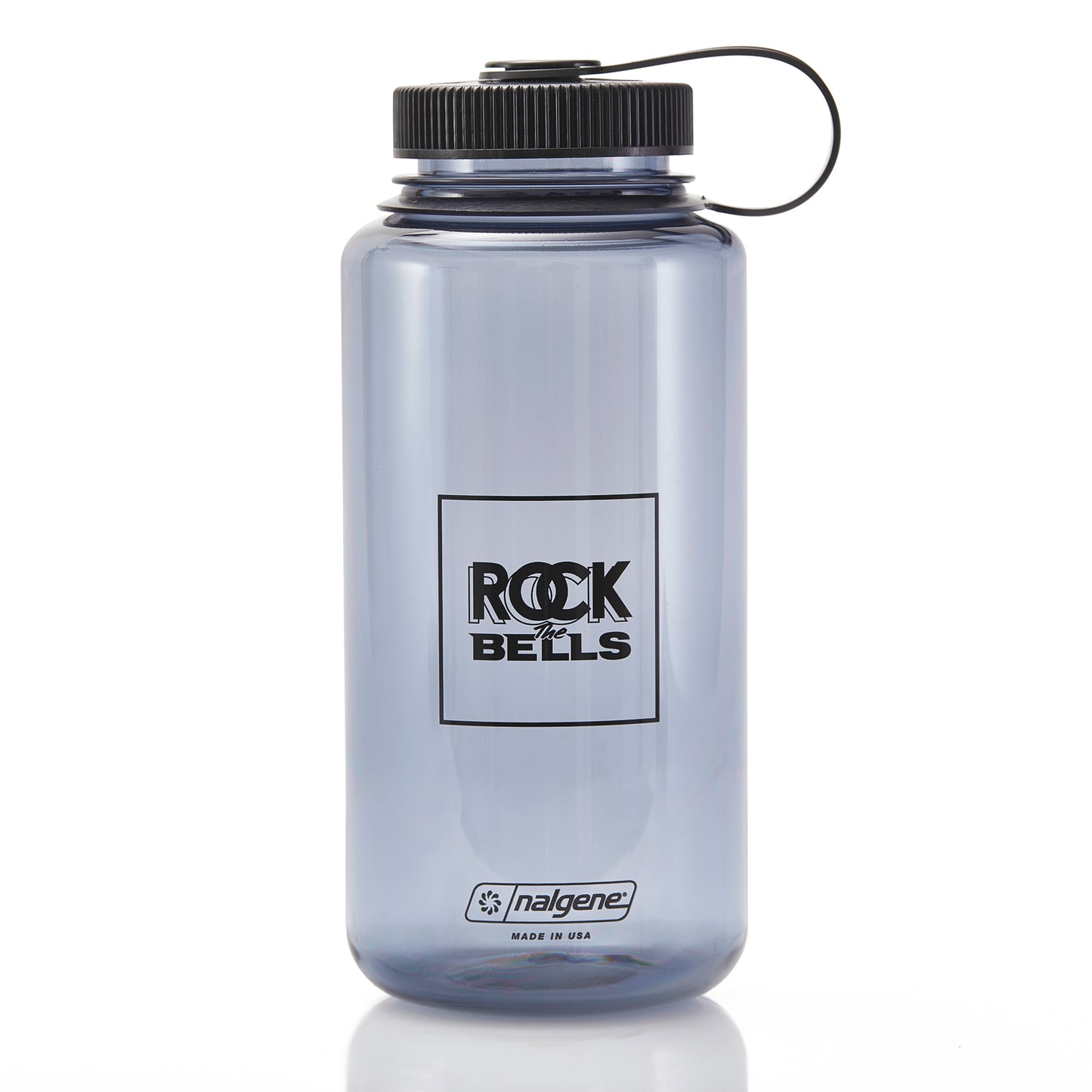 Rock The Bells Vintage Black Water Bottle