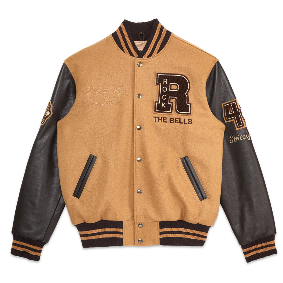 RTB x Roots Strictly OG Varsity Jacket / Chocolate Brown