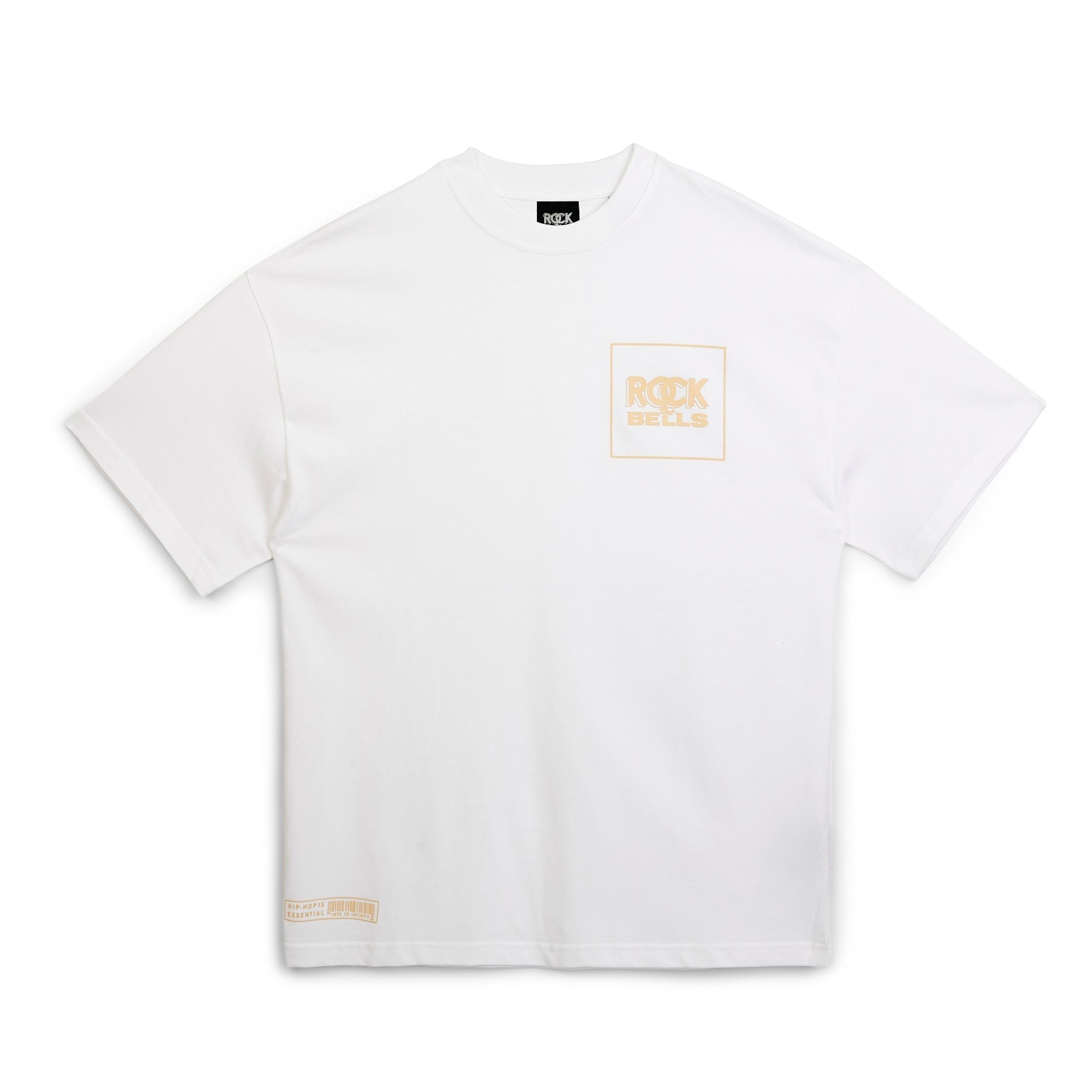 Hip-Hop Is Essential Outline Logo Tee White