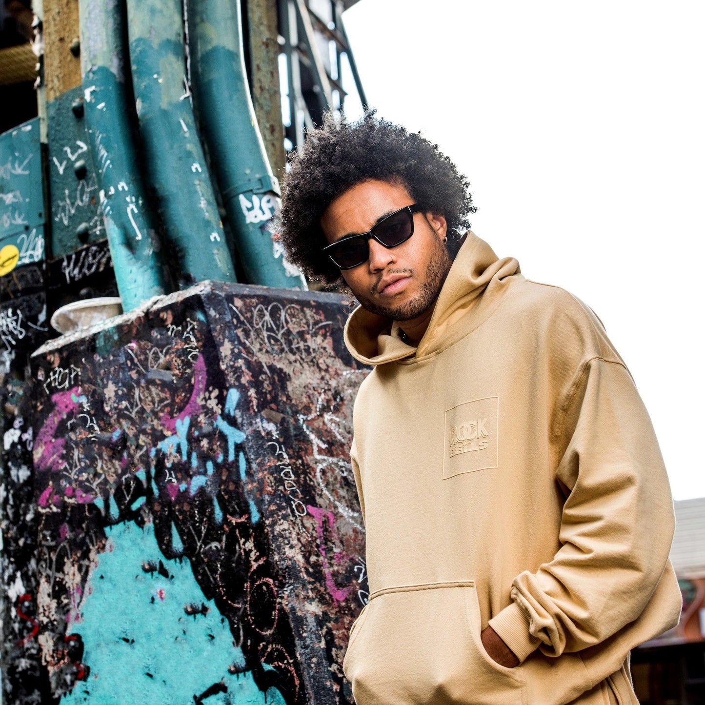 Hip-Hop Is Essential French Terry Hoodie- Sand